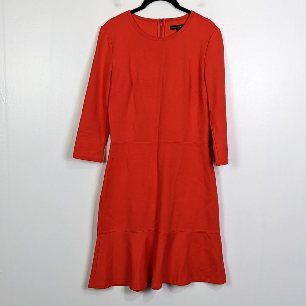 Banana Republic Red Long Sleeve Sheath Dress Size 6T